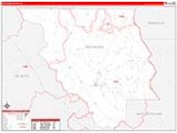 Red River Parish (), La Carrier Route Wall Map